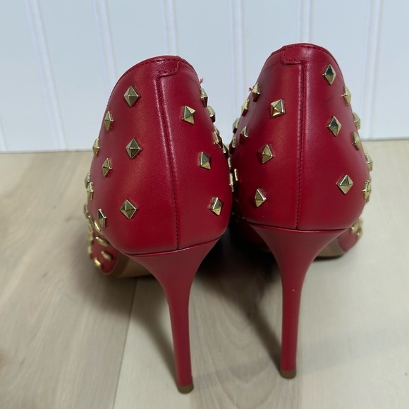 MICHAEL MICHAEL KORS Keke Pointed Pumps  9.5M Leather Slip-on Stiletto Business - Picture 8 of 16